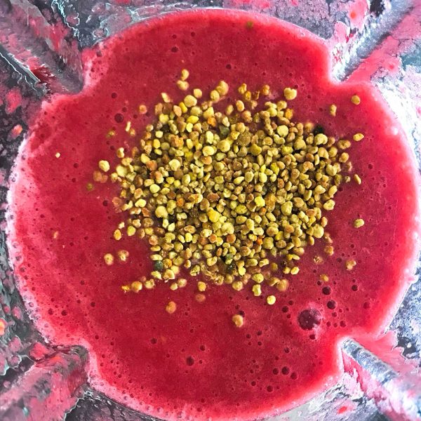 пчелен прашец в смути пчелен прашец в смути