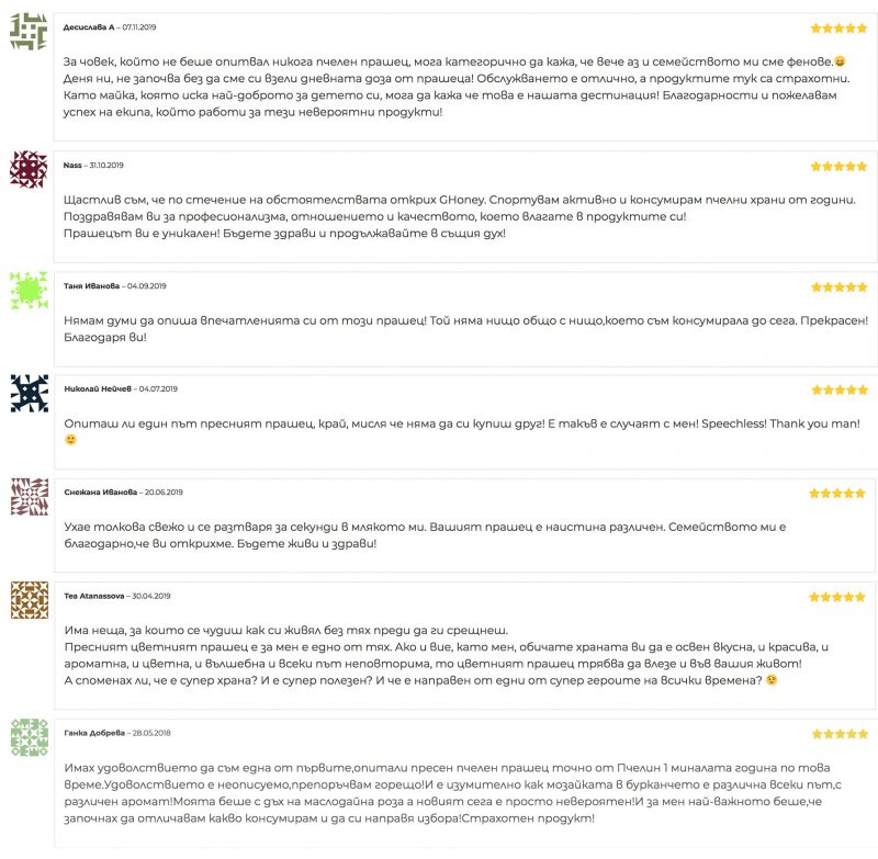 reviews_pollen