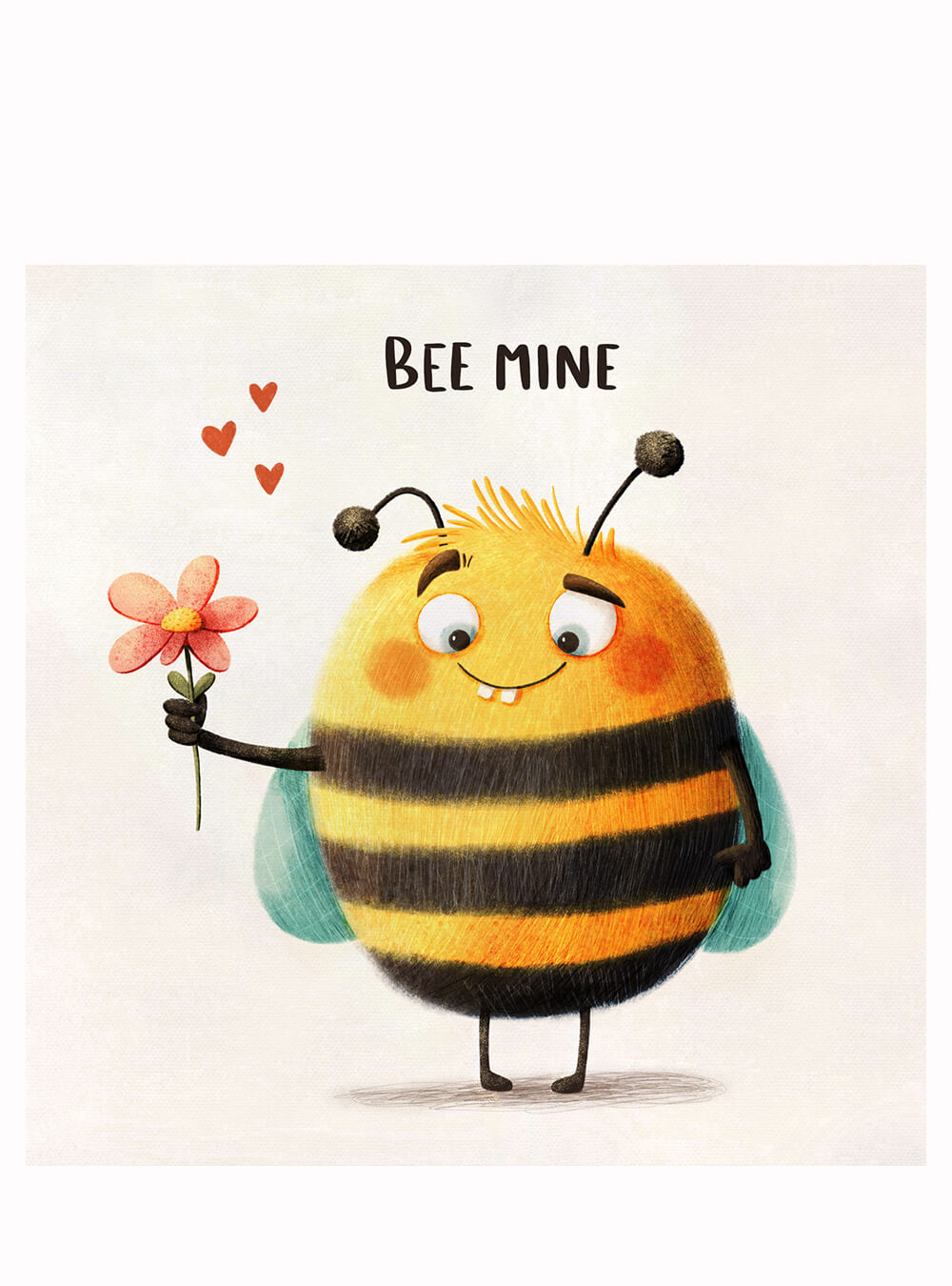 Дизайнерска картичка "Bee Mine"